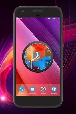 Colorful Clock Live Wallpaper android App screenshot 3