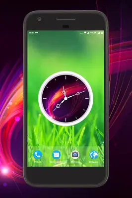 Colorful Clock Live Wallpaper android App screenshot 4